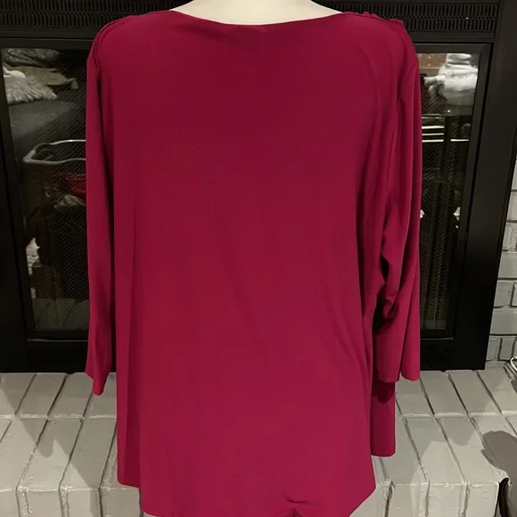Fuchsia Dressbarn Shirt - Picture 4 of 5